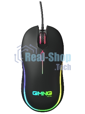 Мышь проводная Oklick GMNG 723GM черный, 3200 dpi, USB, кнопки - 6