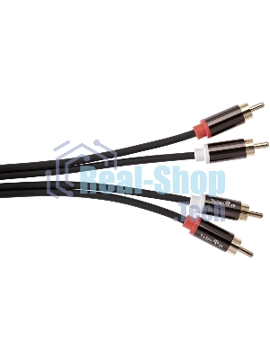 Кабель соединит 2xRCA (M) - 2xRCA (M),1.5m, TelecomPRO TAV7158M-1.5M