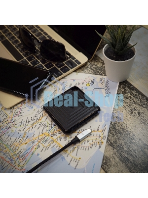 Внешний SSD 2TB Silicon Power PC60, External, USB 3.2 Type-C R/W - 540/500 MB/s черный