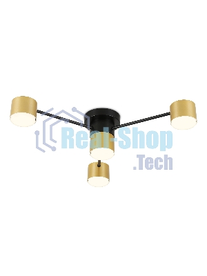 Потолочный светильник Ambrella light FL51722/4 BK/GD черный/золото GX53/4 max 12W 645*135