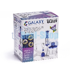 Блендер погружной Galaxy Line GL 2129, синий с серебристым, 900 Вт, 2 скорости и режим 