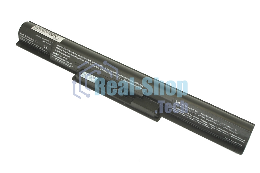 Аккумуляторная батарея для ноутбука Sony Vaio 14E 15E (VGP-BPS35A) 14.8V 2600mAh OEM черный
