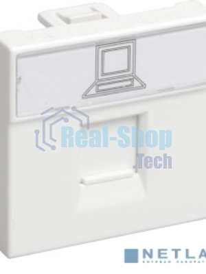 Розетка информационная РКИ-20-00-П RJ-45 UTP кат.5e (на 2 модуля) ПРАЙМЕР белая IEK