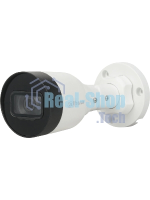 Уличная цилиндрическая IP-видеокамера Dahua DH-IPC-HFW1230S1P-0280B-S6 2Мп, 1/2.8” CMOS, объектив 2.8мм, детектор человка, ИК-подсветка до 30м, IP67, корпус: металл, пластик