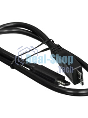 Кабель GoPower Type-C (m)-microUSB-B (m) 0.5м ПВХ черный Premium Zip-Lock c подвесом (1/200)