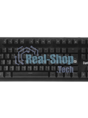Клавиатура проводная Defender Dark Arts GK-375, USB, черный