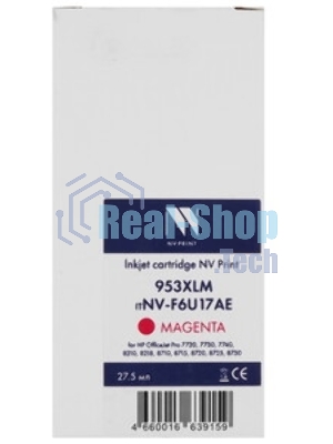 Картридж струйный NVPrint совместимый 953XLM (NV-F6U17AE) Magenta для HP OfficeJet Pro 7720, 7730, 7740, 8210, 8218, 8710, 8715, 8720, 8725, 8730 (1600 стр)