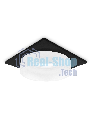 Светильник Ambrella light TN1316 SBK/FR черный песок/белый матовый GU5.3 92*92*45