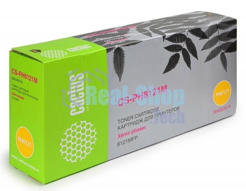 Картридж лазерный Cactus CS-PH6121M (106R01474) пурпурный (2600 стр.) для Xerox Phaser 6121