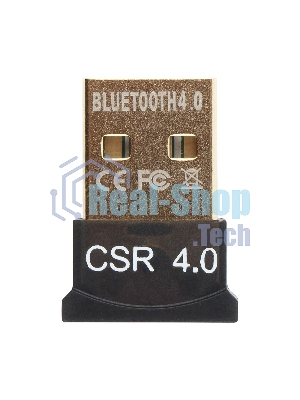 Адаптер Bluetooth Gembird, BTD-MINI5, ультратонкий корпус, v.4.0, 50 метров, до 24 Мбит/сек, USB