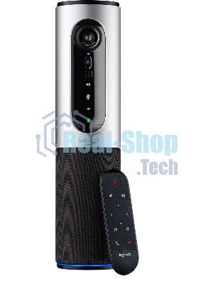 Веб-камера Logitech ConferenceCam Connect 1920x1080, 30 кадр/с, USB, микрофон (2 шт, шумоподавление), автофокус, автоосвещение, серебристый