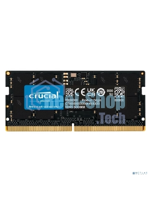 Оперативная память Crucial Premier, DDR5, 16GB (1x16GB), 4800 MHz, CL40, без радиатора, SO-DIMM