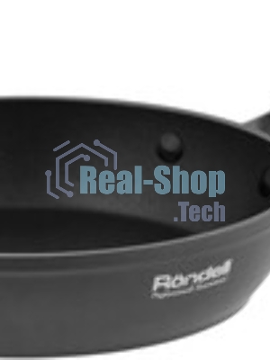 Сковорода Rondell Stolz RDA-1767, 28см, без крышки, серый