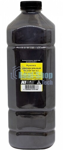 Тонер Hi-Black Универсальный для Kyocera TK-3130, Тип 4.2, Bk, 900 г, канистра