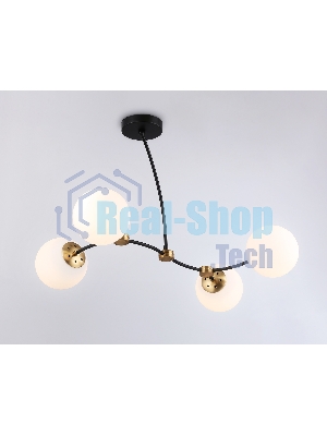 Светитльник Ambrella Light TR2544/4 BK/SB черный/бронза E27/4 max 60W 700*450*450