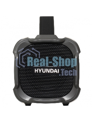 Колонка портативная Hyundai H-PAC460 черный 9W 1.0 BT/3.5Jack/USB 10м 1500mAh