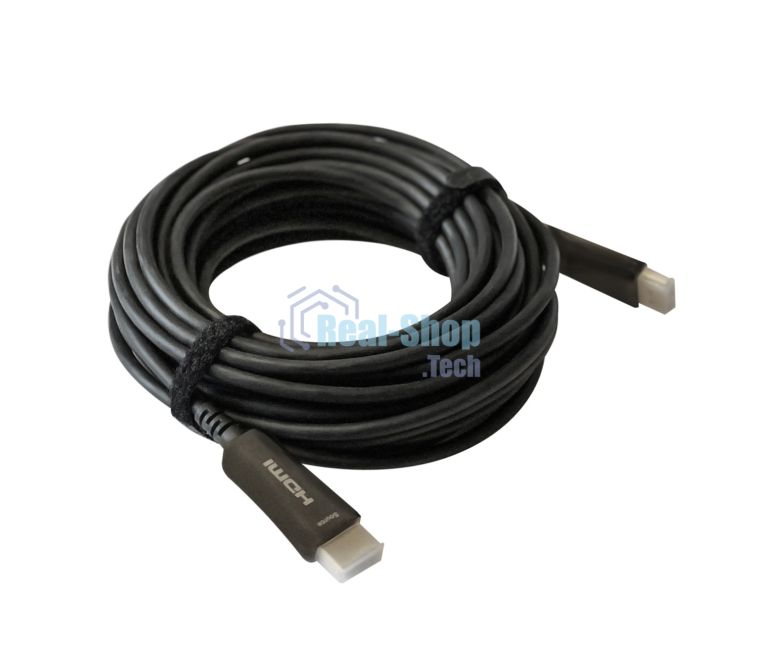 Кабель аудио-видео Digma HDMI 2.0 AOC HDMI (m)/HDMI (m) 30м. позолоченные контакты черный