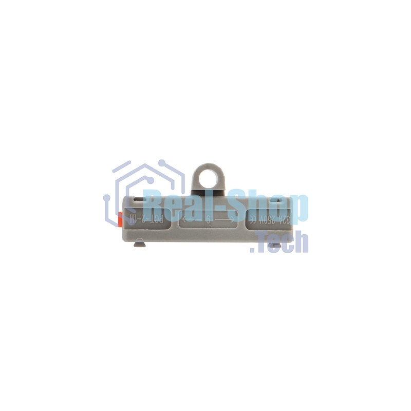 Клемма Rexant СМК 222-421P проходная 1 полюс, с монтажной площадкой (0,08-4 мм²), серая (5 шт./уп.)