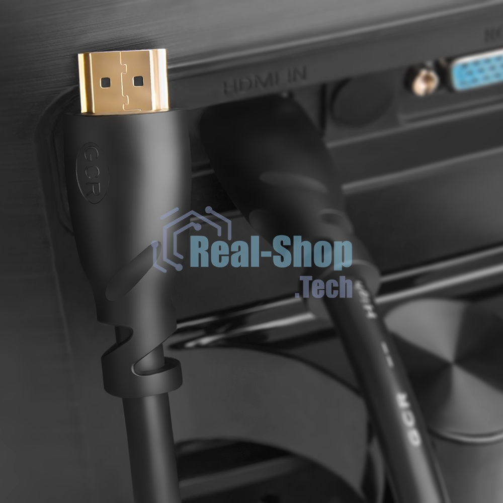Кабель GCR Premium 1.8m HDMI 2.0, HDR, Ultra HD 4K60 Hz/5K30Hz, 3D, Ethernet 18.0 Гбит/с, OD8.0 мм, 28/26 AWG, черный
