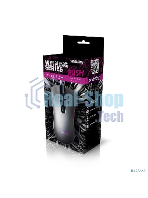 Мышь проводная игровая Smartbuy RUSH Phantom металл SBM-713G-G