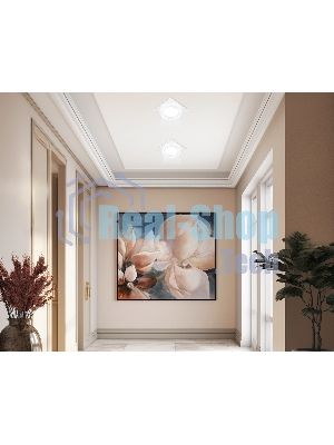 Светильник встраиваемый TU5220 WH белый IP20 GX70 D150*150*52