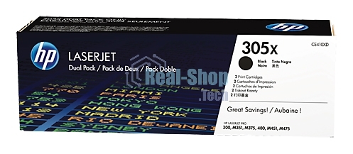 Картридж лазерный HP CE410XD черный двойная упаковка для CLJ Pro 300 Color M351/Pro 400 Color M451/Pro 300 Color MFP M375/Pro 400 Color MFP M475 2 х 4000 стр.