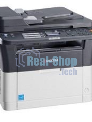 МФУ лазерное Kyocera Ecosys FS-1025MFP (1102M63RU0/1102M63RUV/1102M63RU2/1102M63NX2/1102M63DZ2), A4, ч/б, печ. до 25 стр/мин., скан. до 18 стр/мин. (ч/б) 6 стр/мин. (цвет), 600 x 1800 dpi (печать) 600x600dpi (скан), USB, RJ-45