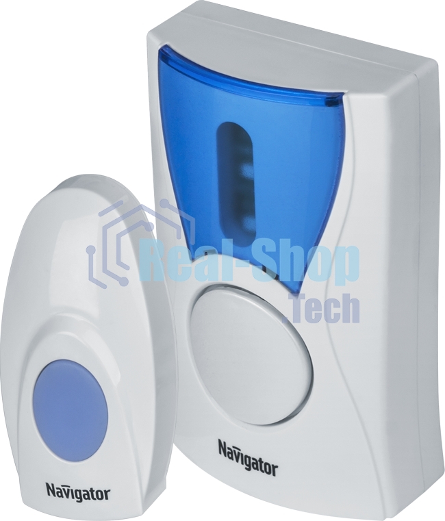 Звонок дверной беспроводной Navigator NDB-A-DC02-1V1-WH
