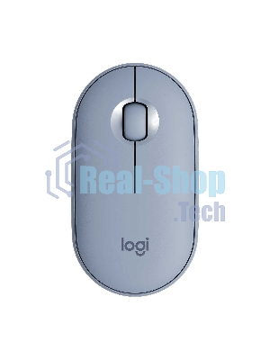 Мышь беспроводная Logitech Pebble M350 серый, 1000 dpi, радиоканал, Bluetooth, USB, кнопки - 3