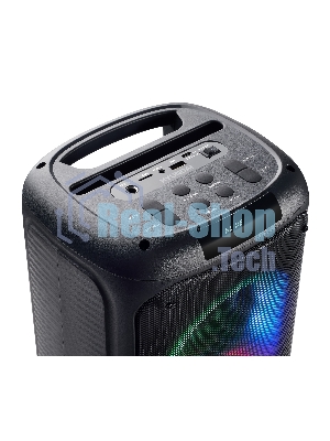 Минисистема Hyundai H-MC1231 черный 40Вт FM USB BT micro SD