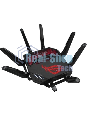 Маршрутизатор ASUS GT-BE19000, черный/красный, 90IG0850-MO9A0V