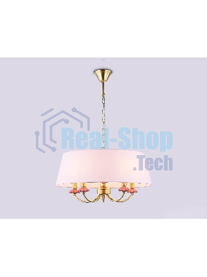 Люстра Ambrella light LH75021/5 GD/PI золото/розовый E14/5 max 40W D550*730