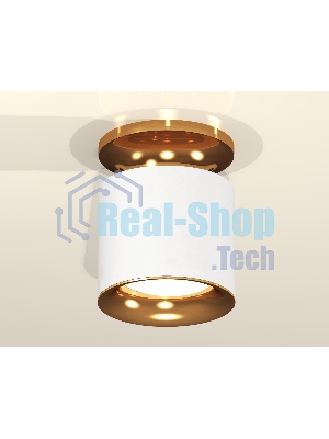 Светильник Ambrella Light XS7401122 SWH/PYG белый песок/золото желтое полированное MR16 GU5.3 (N7929, C7401, N7014)