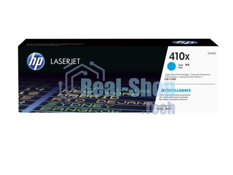 Тонер Картридж HP 410X CF411X голубой для HP LJ Pro M452/M477 (5000 стр.)