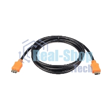 Кабель Cablexpert HDMI CC-HDMI4L-1M, 19M/19M, v2.0, серия Light, позол.разъемы, экран, 1м, черный, пакет