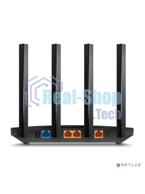 Роутер TP-Link AX1500 Dual-Band Wi-Fi 6 RouterSPEED: 300 Mbps at 2.4 GHz + 1201Mbps at 5 GHzSPEC: 4× Antennas, 1GHz Dual Core CPU, 1× Gigabit WAN Port + 3× Gigabit LAN Ports, 1024-QAM, OFDMAFEATURE: Tether App, WPA3, Access Point Mode, IPv6 Supported, IPTV, Bea