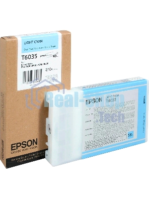 Картридж струйный Epson C13T603500 светло-голубой для Epson St Pro 7800/9800/7880/9880 (220мл)