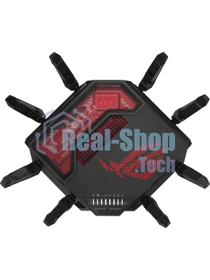 Маршрутизатор ASUS GT-BE19000, черный/красный, 90IG0850-MO9A0V