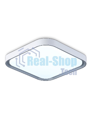 Потолочный светодиодный светильник Ambrella light FZ1256 WH/GR белый/серый 27W 5000K 350*350*60 (Без ПДУ)