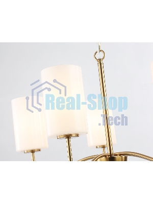 Люстра Ambrella light LH56051/5 BS/FR латунь/белый матовый E14*5 max 40W D590*950