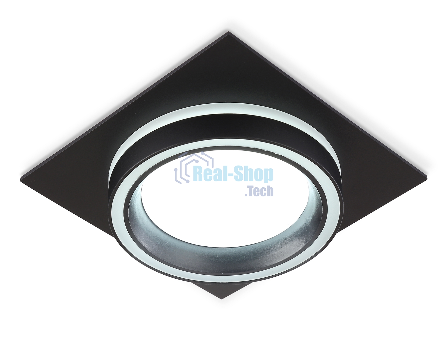 Светильник встраиваемый TU5230 BK черный IP20 GX70 D150*150*52