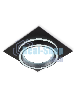 Светильник встраиваемый TU5230 BK черный IP20 GX70 D150*150*52