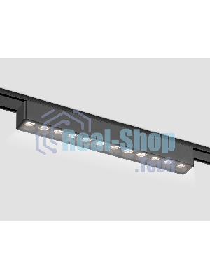 Светильник трековый светодиодный GV1409 BK черный IP20 12W 4200K 48V 24° 230*26*24