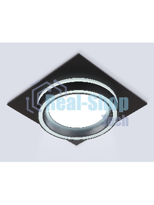 Светильник встраиваемый TU5230 BK черный IP20 GX70 D150*150*52