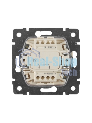 Переключатель Legrand 774326 Valena 2напр 10A с подсв, сл. кость