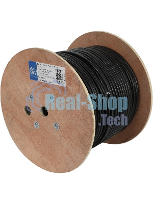 Кабель сетевой Ningbo FTP 4 пары cat5E solid 0.5мм Cu molded 305м серый outdoor стальной трос