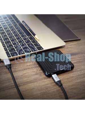 Внешний SSD 2TB Silicon Power PC60, External, USB 3.2 Type-C R/W - 540/500 MB/s черный