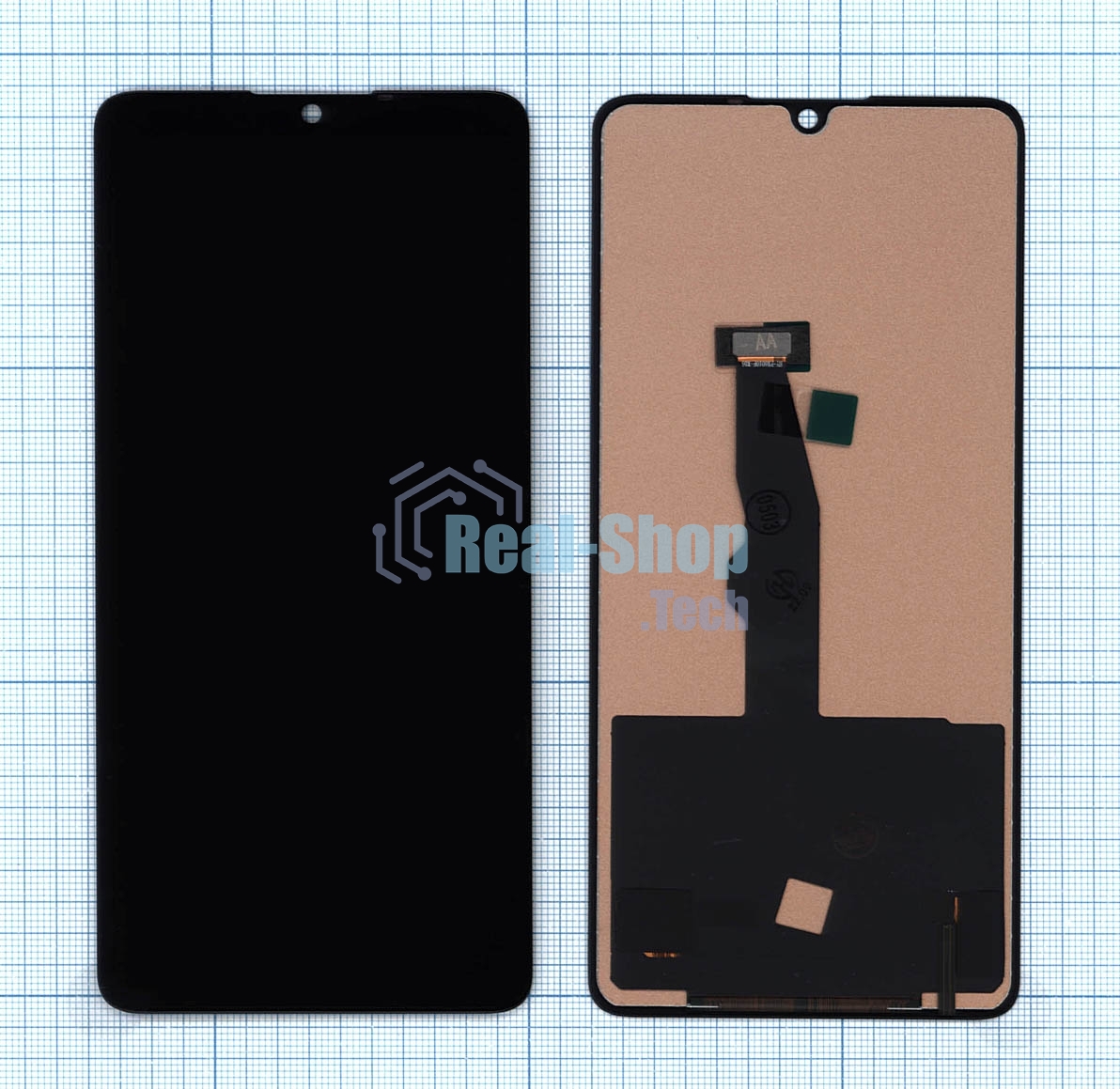 Дисплей для Huawei P30 в сборе с тачскрином (OLED) черный