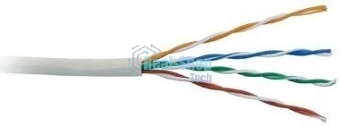 Кабель информационный Lanmaster LAN-6AFTP-LSZH-GY кат.6A FTP 4 пары 23AWG LSZH внутренний 305м серый