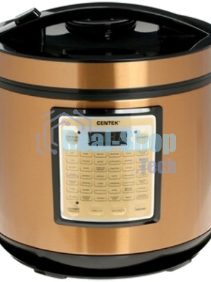 Мультиварка Centek CT-1495 черный/золотистый, 5.0 л, 42 программы + Мультишеф